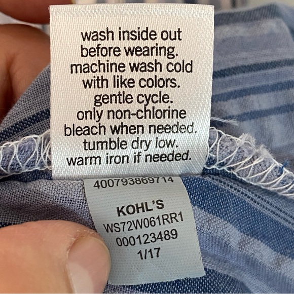 Sonoma Goods for life | Women's stripped gradient tank top Size M - Picture 6 of 8